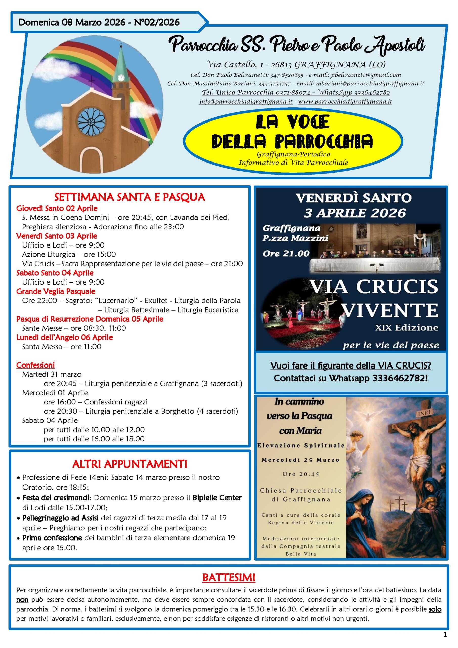 02 Dal 08.03.2026 al 19.04.2026