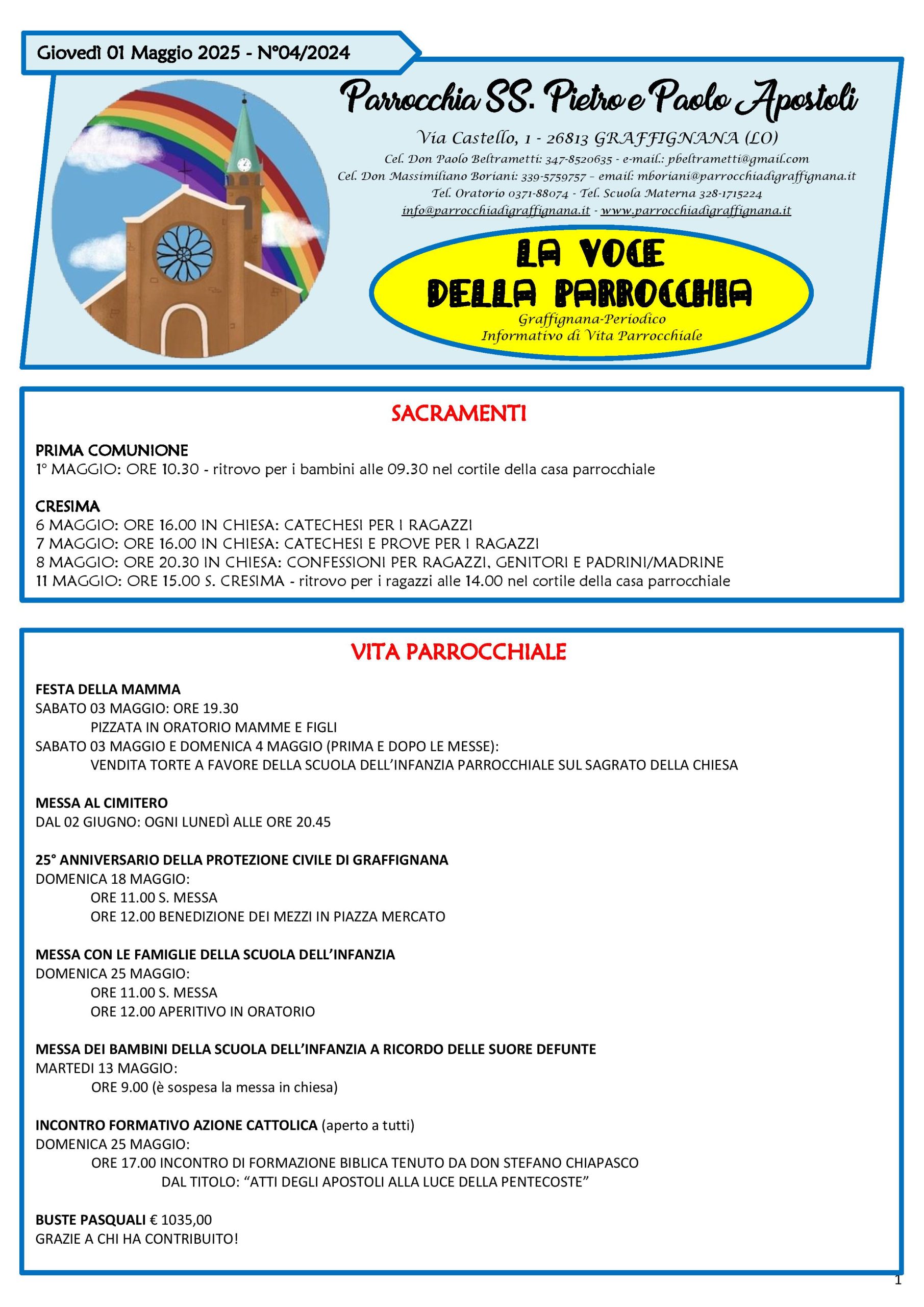 04 Dal 01.05.2025 al 15.06.2025